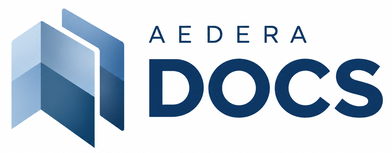Aedera Docs